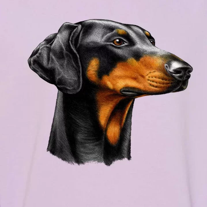 Doberman Dog Garment-Dyed Sweatshirt