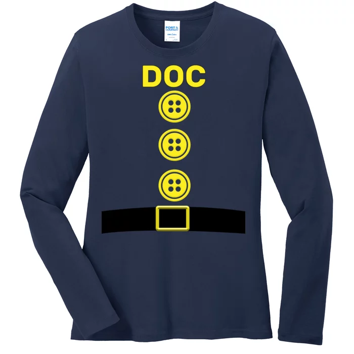 Doc Dwarf Halloween Costume Ladies Long Sleeve Shirt