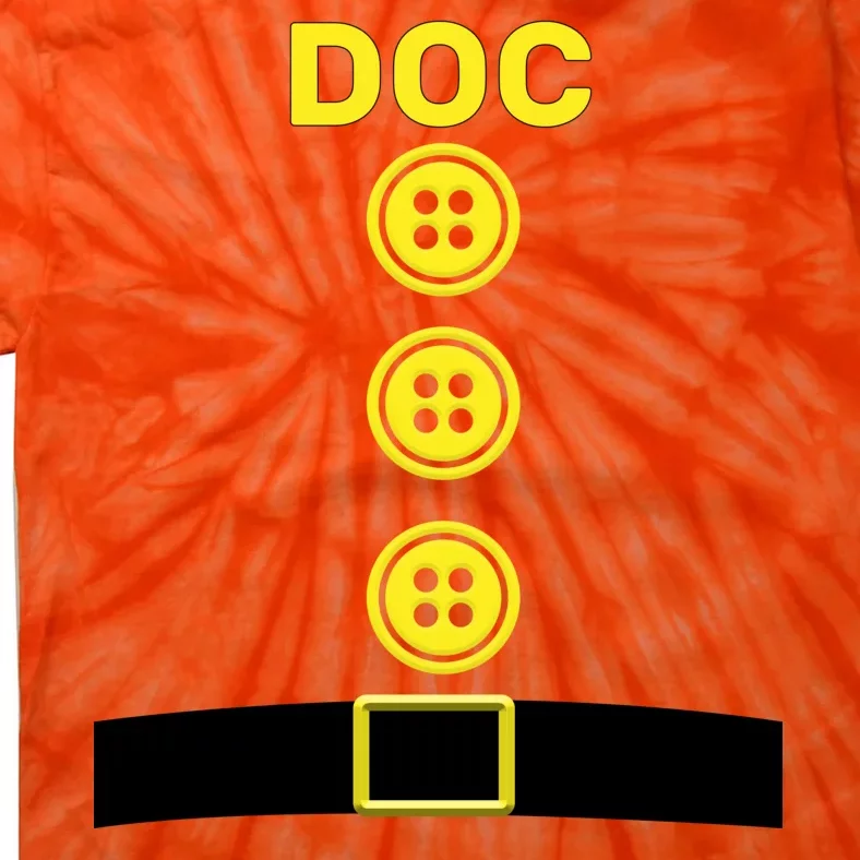 Doc Dwarf Halloween Costume Tie-Dye T-Shirt