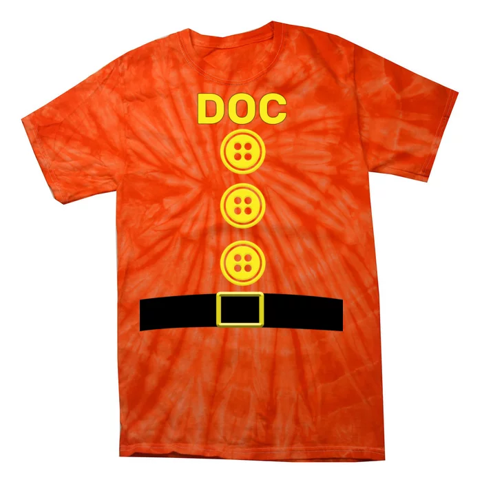 Doc Dwarf Halloween Costume Tie-Dye T-Shirt