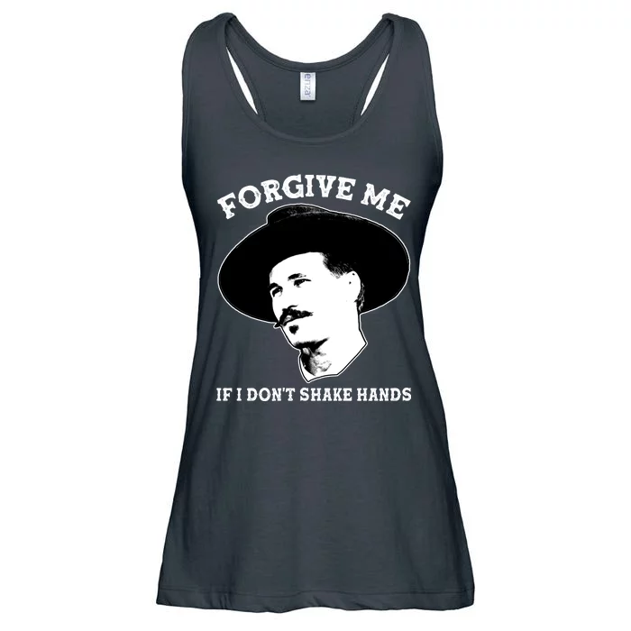 Doc Holiday I Don't Shake Hands Ladies Essential Flowy Tank