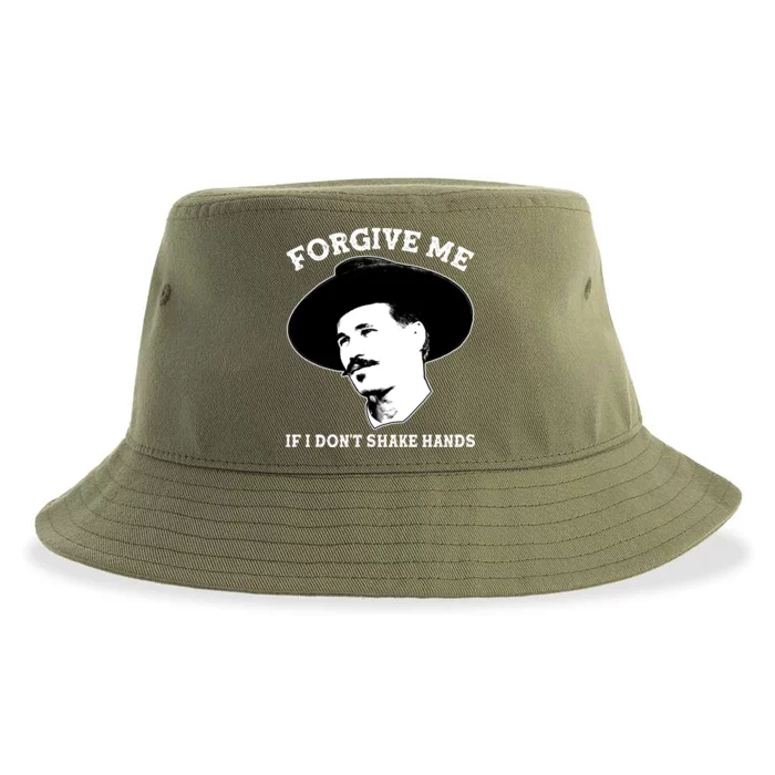 Doc Holiday I Don't Shake Hands Sustainable Bucket Hat