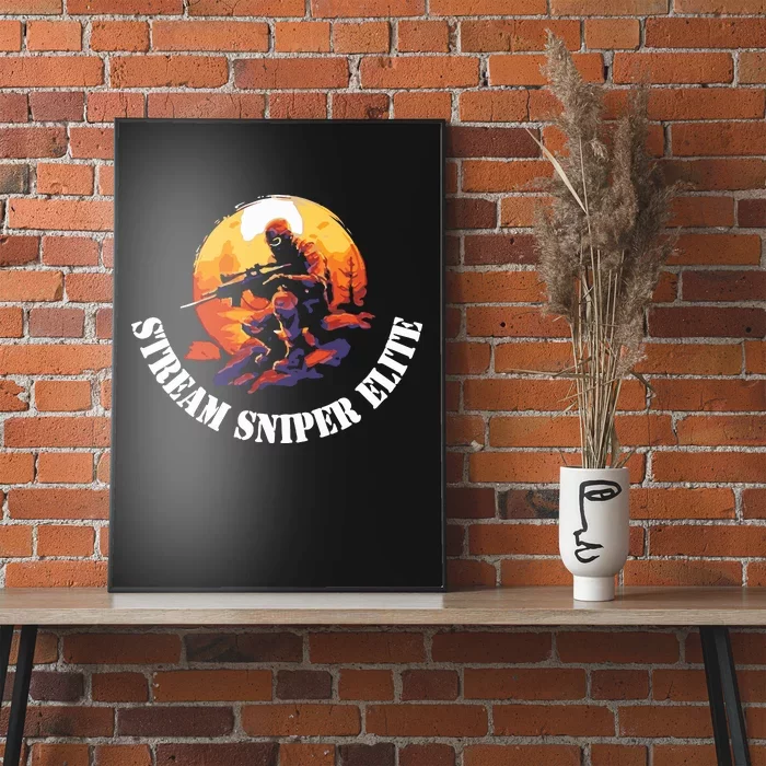 Drunk On Cringe Stream Merch Stream Sniper Elite Poster