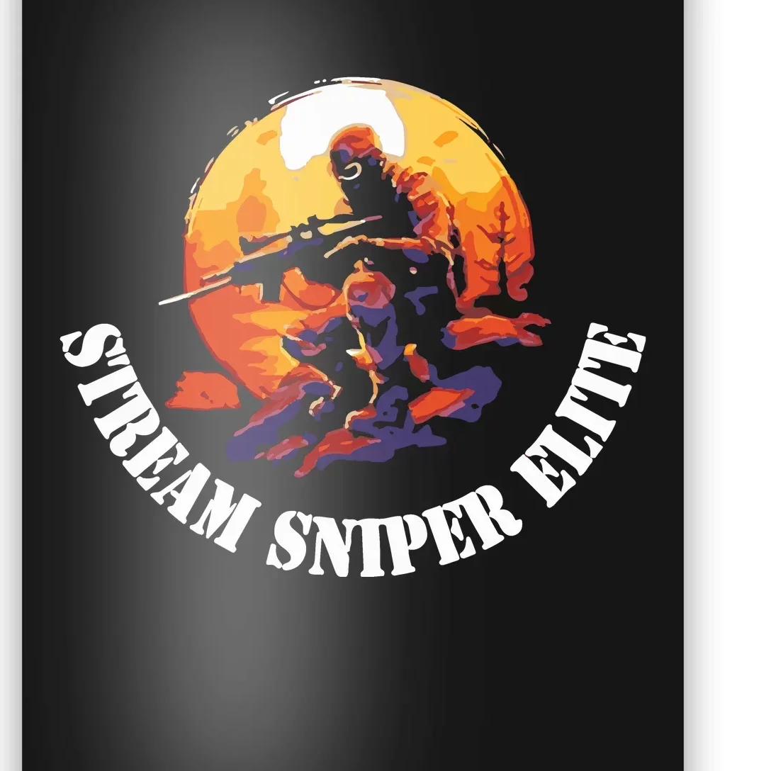 Drunk On Cringe Stream Merch Stream Sniper Elite Poster