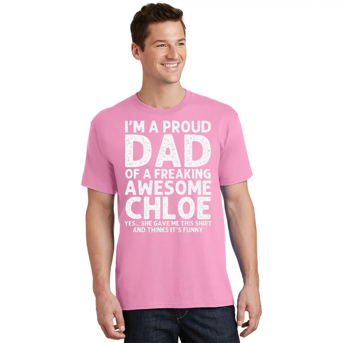 Awesome Cricket Dad Fathers Day Funny Gift T-Shirt