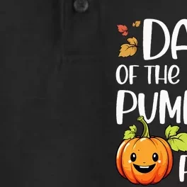 Dad Of Cutest Pumpkin In The Patch Halloween Thanksgiving Dry Zone Grid Performance Polo