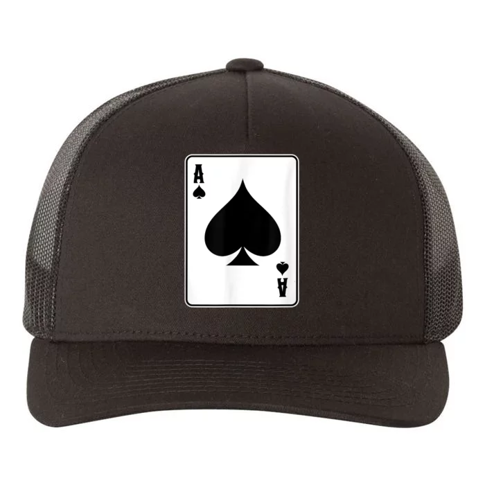 Deck Of Cards For Men Ace Spades Yupoong Adult 5-Panel Trucker Hat