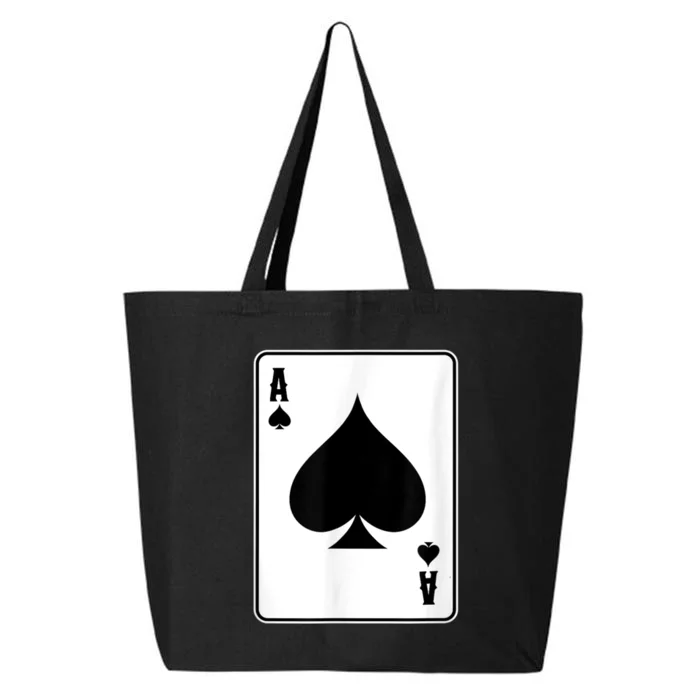 Deck Of Cards For Men Ace Spades 25L Jumbo Tote