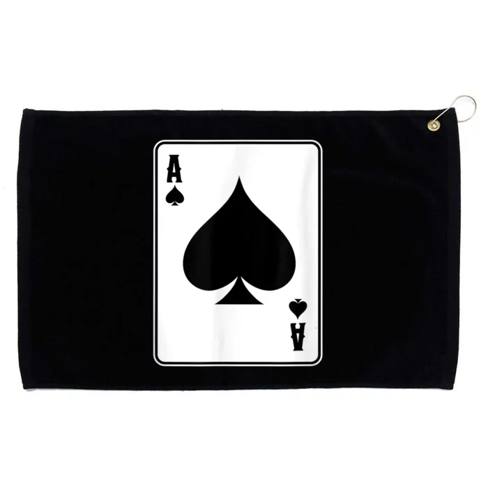 Deck Of Cards For Men Ace Spades Grommeted Golf Towel