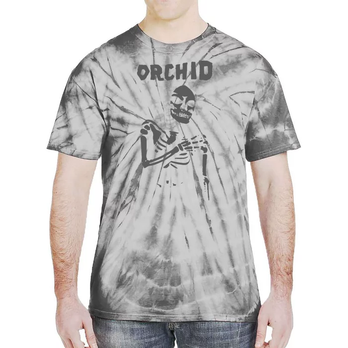 Deathwishinc Orchid Chaos Skeleton Silver Tie-Dye T-Shirt