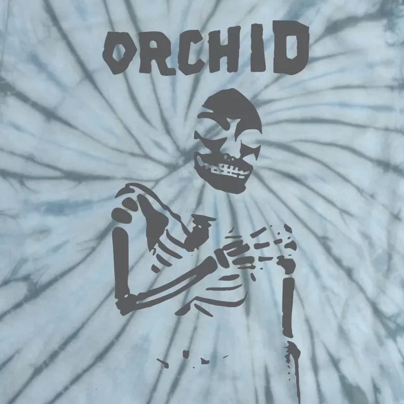 Deathwishinc Orchid Chaos Skeleton Silver Tie-Dye T-Shirt