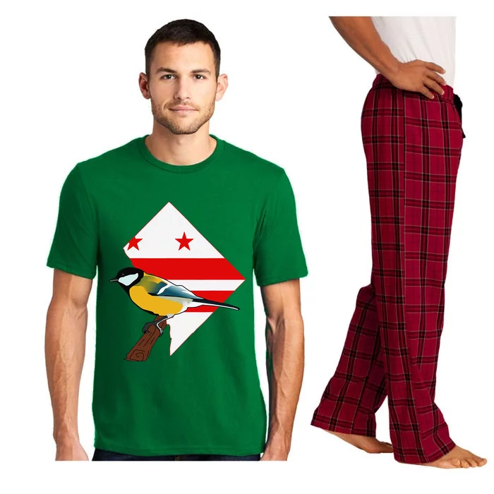 District Of Columbia Us Flag State Bird Pajama Set