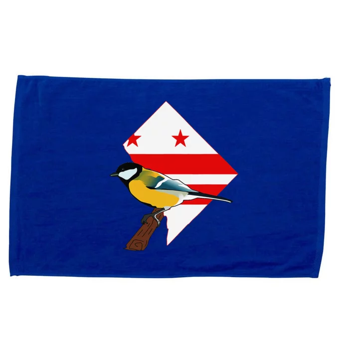 District Of Columbia Us Flag State Bird Microfiber Hand Towel