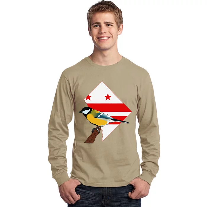 District Of Columbia Us Flag State Bird Tall Long Sleeve T-Shirt