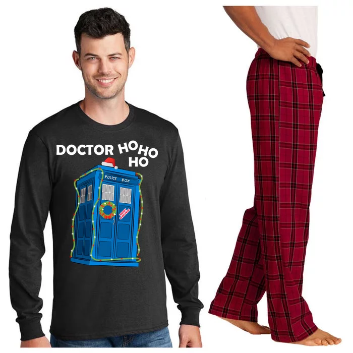 Doctor Ho Ho Ho Funny Christmas Long Sleeve Pajama Set