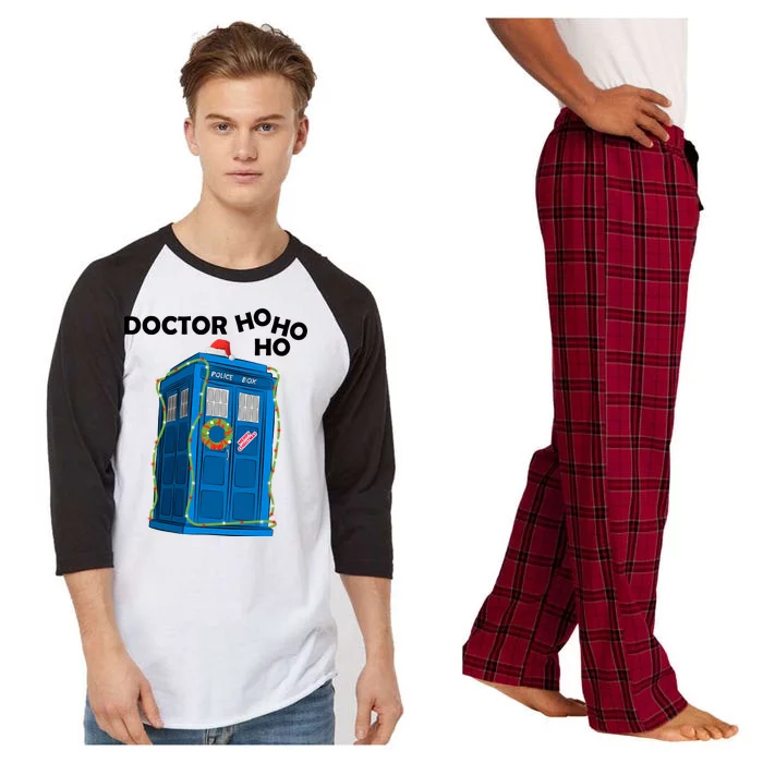 Doctor Ho Ho Ho Funny Christmas Raglan Sleeve Pajama Set