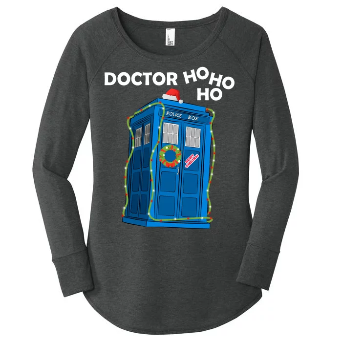 Doctor Ho Ho Ho Funny Christmas Women's Perfect Tri Tunic Long Sleeve Shirt