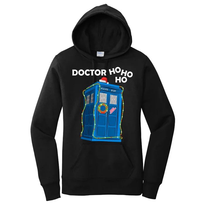 Doctor Ho Ho Ho Funny Christmas Women's Pullover Hoodie