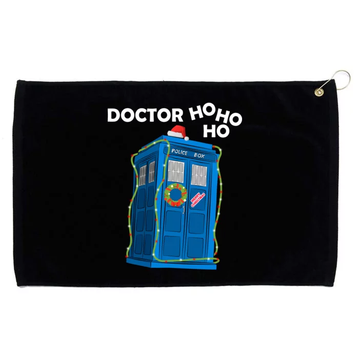 Doctor Ho Ho Ho Funny Christmas Grommeted Golf Towel