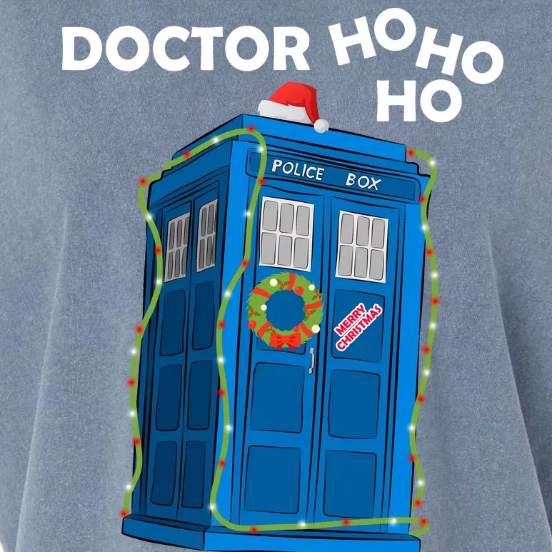 Doctor Ho Ho Ho Funny Christmas Garment-Dyed Women's Muscle Tee