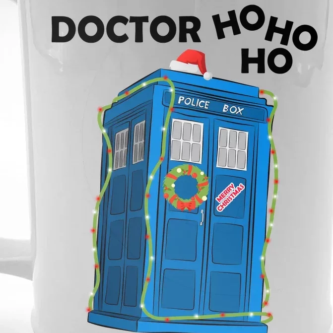 Doctor Ho Ho Ho Funny Christmas Front & Back Beer Stein