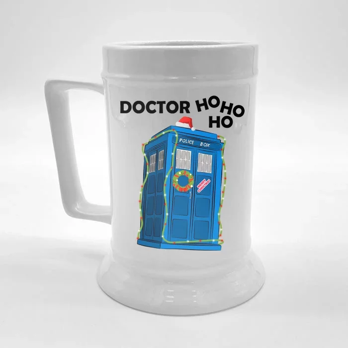 Doctor Ho Ho Ho Funny Christmas Front & Back Beer Stein