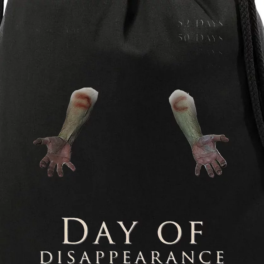 Day of Disappearance Movie Find David Hall Drawstring Bag