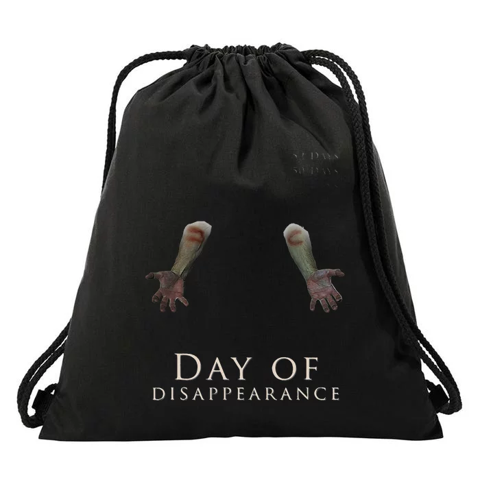 Day of Disappearance Movie Find David Hall Drawstring Bag