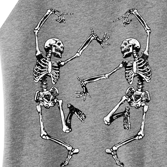 Dance Of Death Macabre Skeleton Skull Halloween Cute Gift Women’s Perfect Tri Rocker Tank