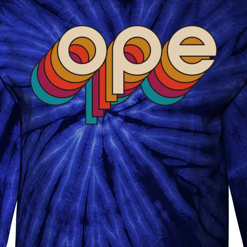 Disco Ope Tie-Dye Long Sleeve Shirt