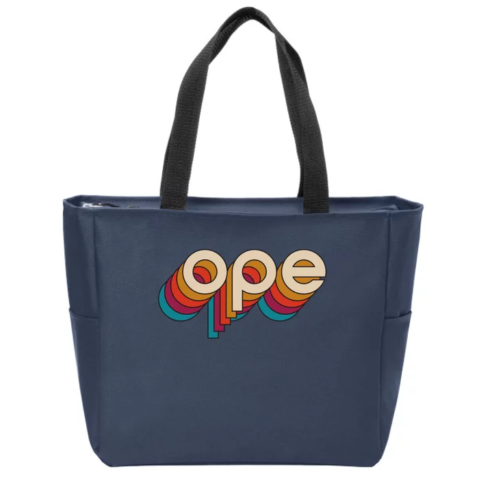 Disco Ope Zip Tote Bag