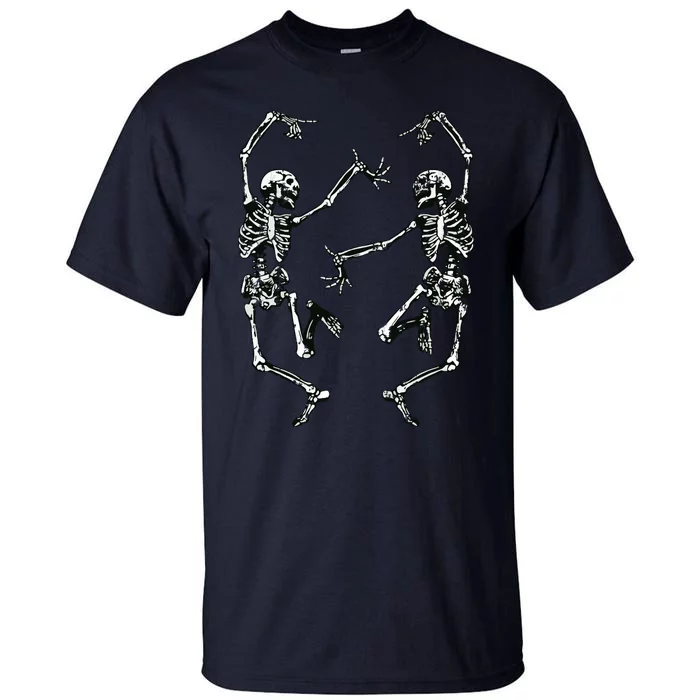 Dance Of Death Macabre Skeleton Skull Halloween Tall T-Shirt