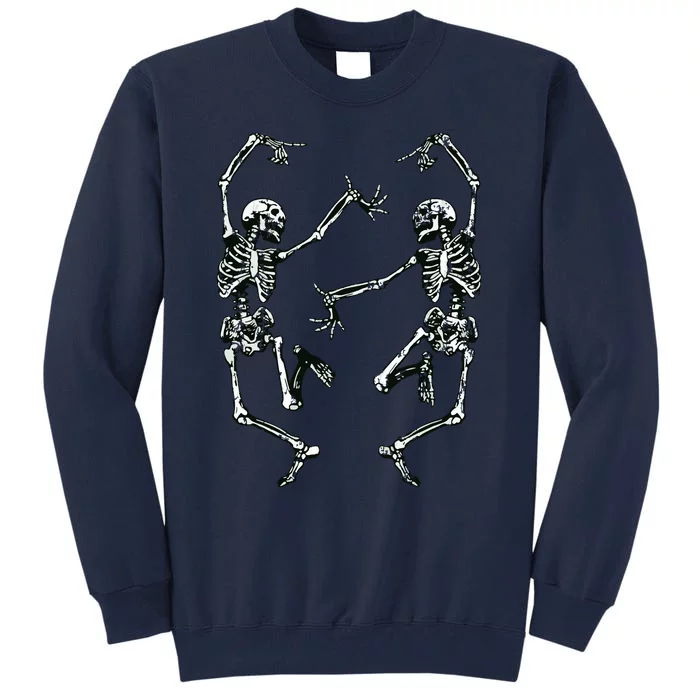 Dance Of Death Macabre Skeleton Skull Halloween Tall Sweatshirt