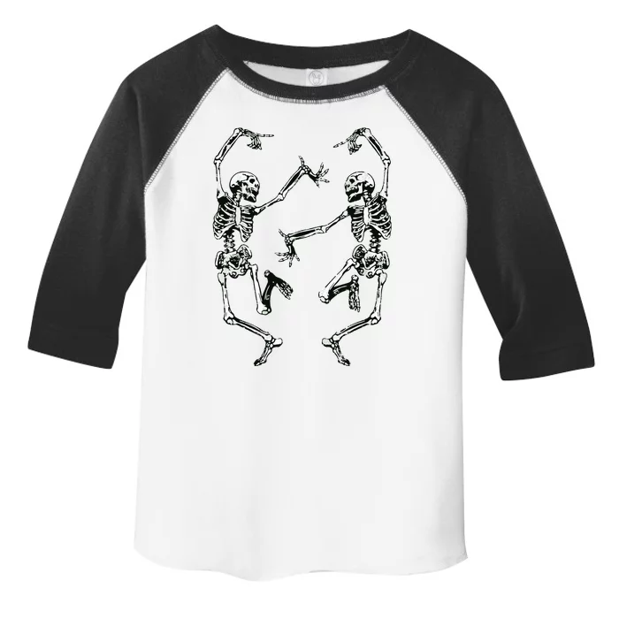 Dance Of Death Macabre Skeleton Skull Halloween Toddler Fine Jersey T-Shirt