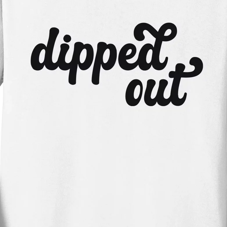 DIPPED OUT Kids Long Sleeve Shirt