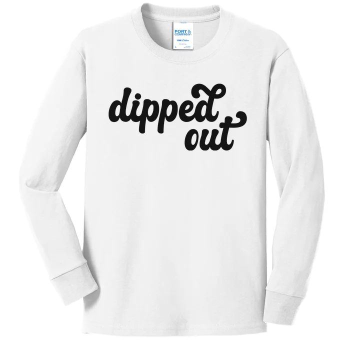 DIPPED OUT Kids Long Sleeve Shirt