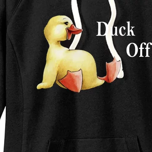 Duck Off Women's Fleece Hoodie