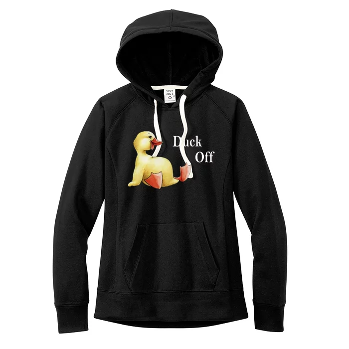 Duck Off Women's Fleece Hoodie