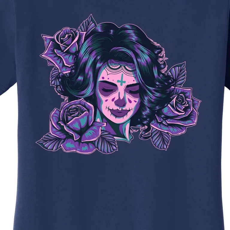 Day Of Dead Dia Los Muertos Sugar Skull Woman Women's T-Shirt