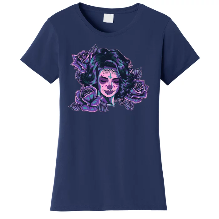 Day Of Dead Dia Los Muertos Sugar Skull Woman Women's T-Shirt