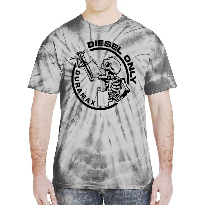 Diesel Only Duramax Lifted Truck Power Stroke Diesel Can Tie-Dye T-Shirt