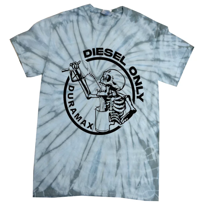 Diesel Only Duramax Lifted Truck Power Stroke Diesel Can Tie-Dye T-Shirt