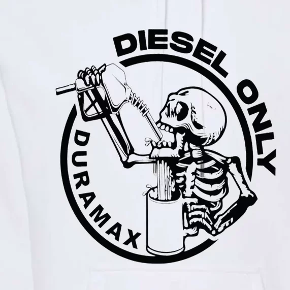 Diesel Only Duramax Lifted Truck Power Stroke Diesel Can Premium Hoodie