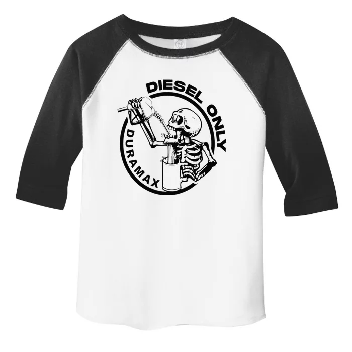 Diesel Only Duramax Lifted Truck Power Stroke Diesel Can Toddler Fine Jersey T-Shirt