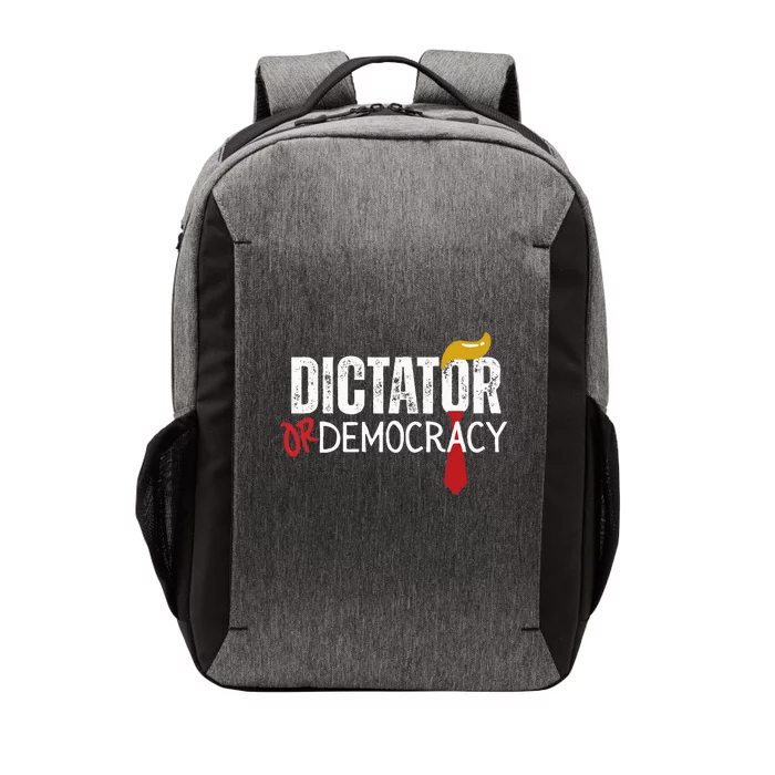 Dictator Or Democracy Funny Trump Hair Tie Vector Backpack