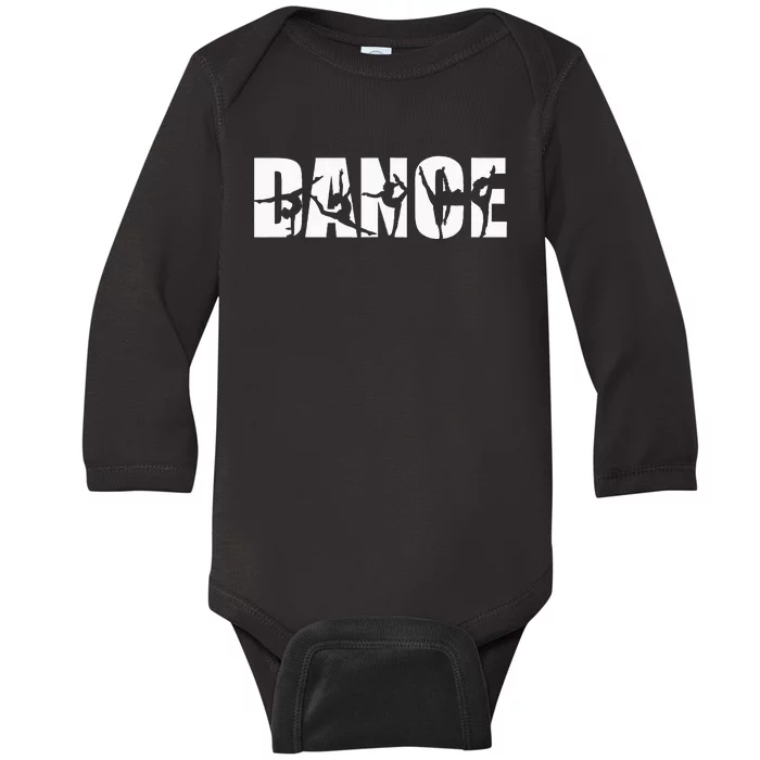 Dance Or Dancer Baby Long Sleeve Bodysuit