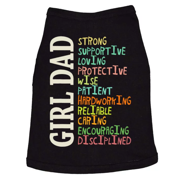 Dads Of Daughters For Dad Father Happy Fathers Day Doggie Tank