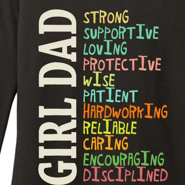 Dads Of Daughters For Dad Father Happy Fathers Day Womens CVC Long Sleeve Shirt