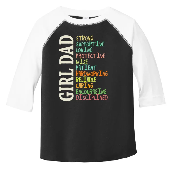 Dads Of Daughters For Dad Father Happy Fathers Day Toddler Fine Jersey T-Shirt