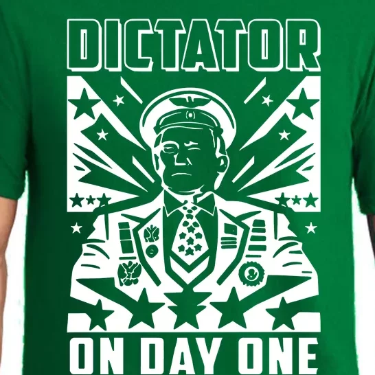 Dictator On Day One Trump Pajama Set